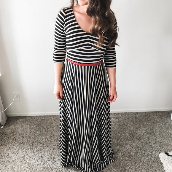 Anthropologie Stripped Maxi Dress - Picture 4 of 4